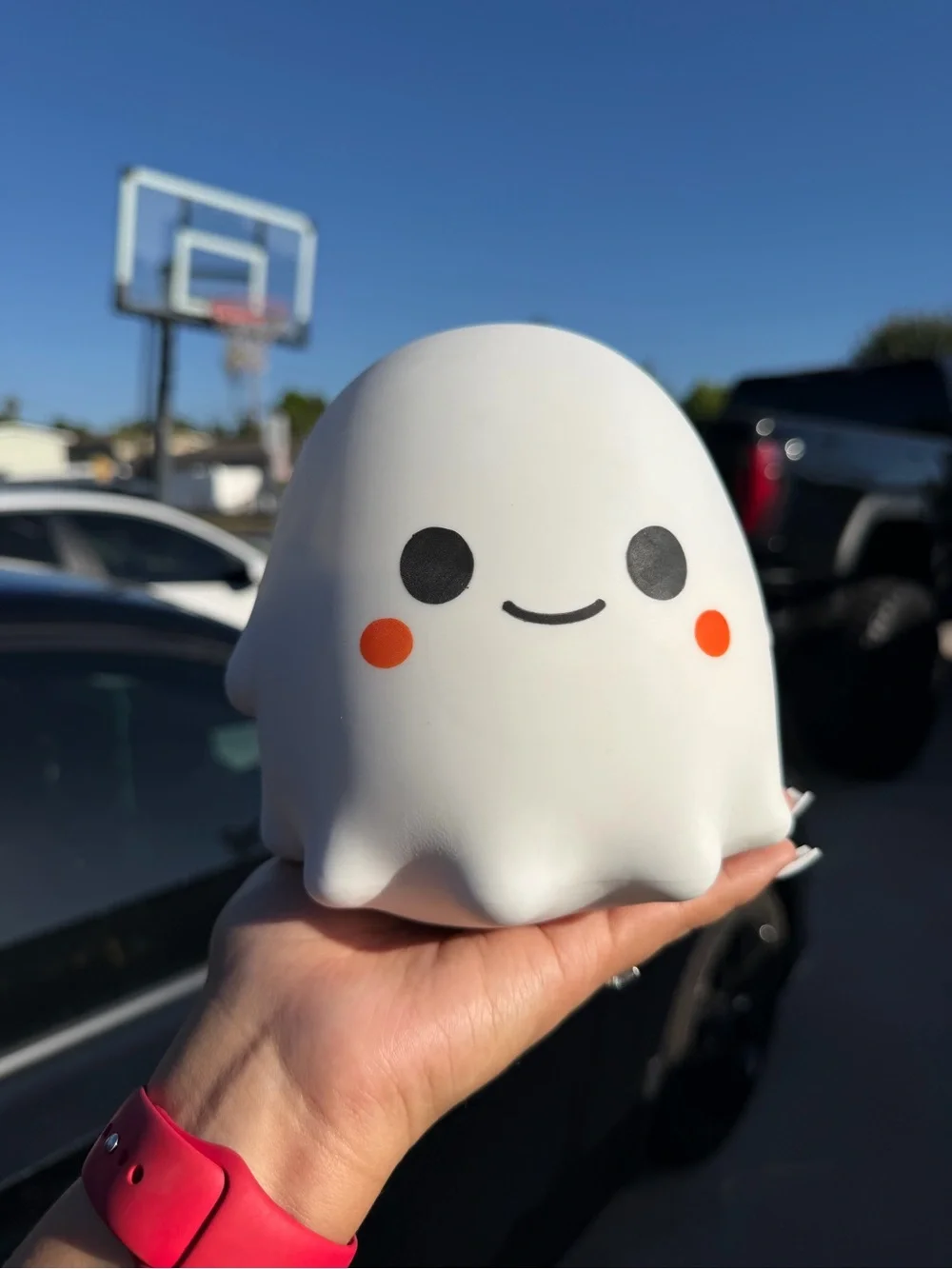 6 Piece - Large Ghost Squishy 3 Boy 3 Girl Halloween